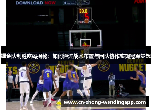 掘金队制胜密码揭秘：如何通过战术布置与团队协作实现冠军梦想